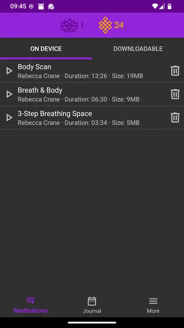 Screenshot 3 von Mindfulness Meditation