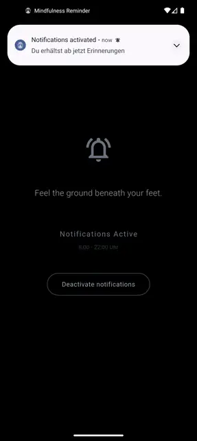 Screenshot 2 von Mindfulness Reminder