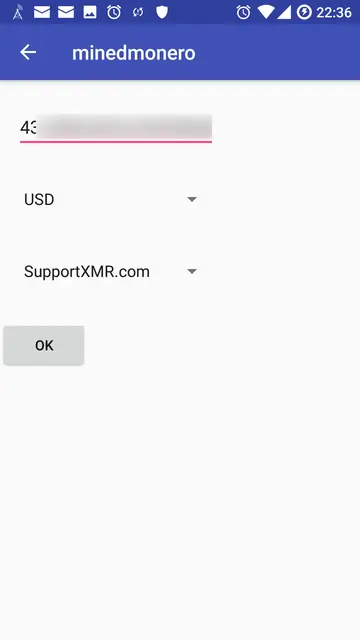 Screenshot 2 von minedmonero