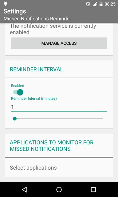 Screenshot 4 von Missed Notifications Reminder