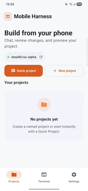 Screenshot 1 von Mobile Harness