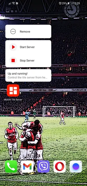 Screenshot 2 of Mobile Tile Server