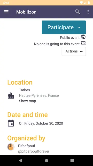 Screenshot 4 of Mobilizon