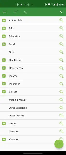 Screenshot 2 von Money Manager Ex