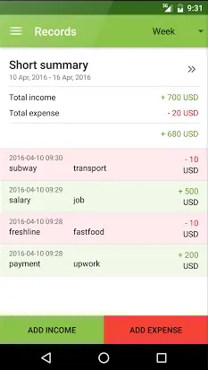 Screenshot 1 von Money Tracker