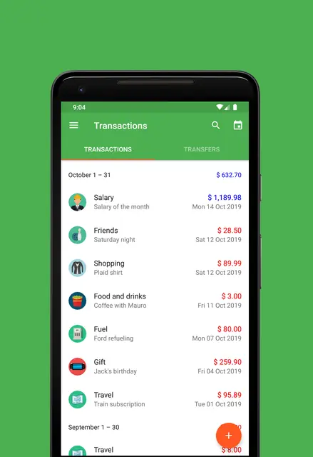Screenshot 1 of MoneyWallet