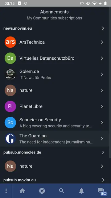 Screenshot 4 von monocles social