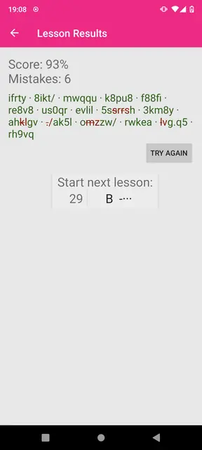Screenshot 3 of Morse Trainer