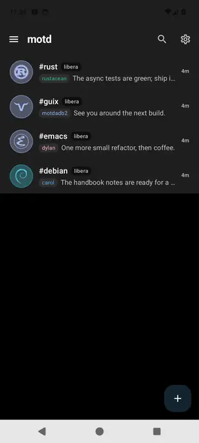 Screenshot 1 of motd