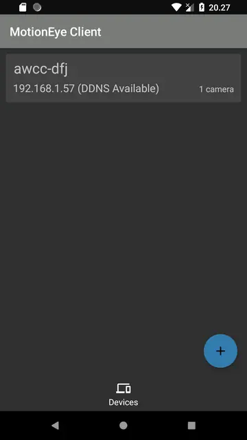 Screenshot 1 von MotionEye Client for Android