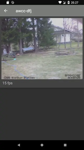 Screenshot 2 von MotionEye Client for Android