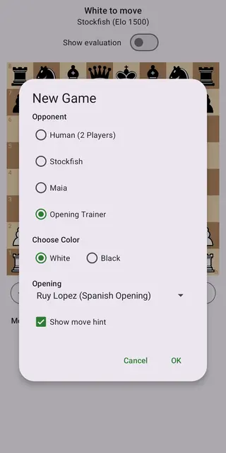 Screenshot 2 von MoveAPiece: Offline Chess