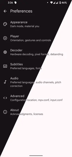 Screenshot 1 of mpvKt