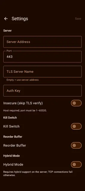 Screenshot 3 of mqvpn