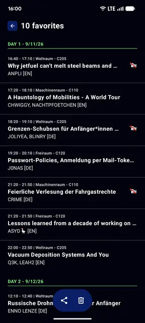 Screenshot 3 von MRMCD 2026 Schedule