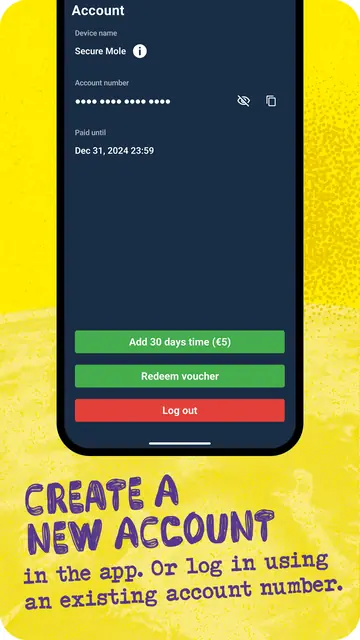 Screenshot 3 of Mullvad VPN