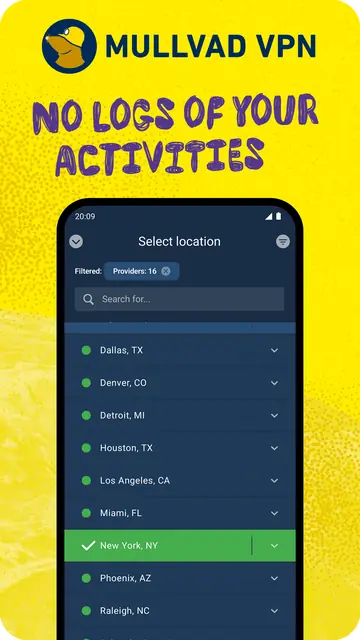 Screenshot 4 of Mullvad VPN