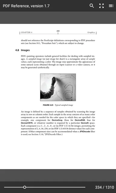 Screenshot 1 of MuPDF mini