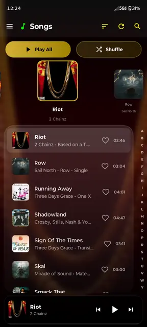 Screenshot 1 von music player