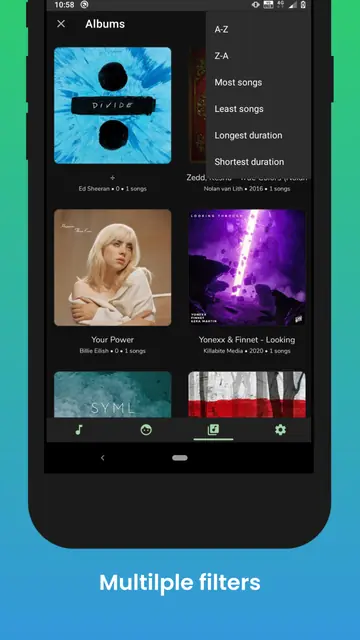 Screenshot 4 of Music Player Lite