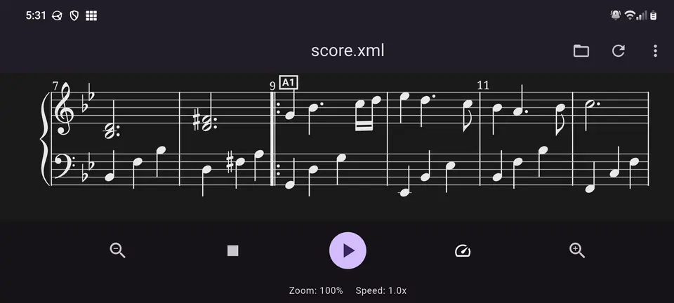 Screenshot 3 von Musicore