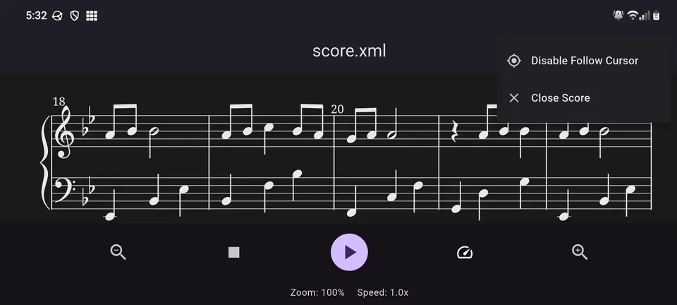 Screenshot 4 von Musicore