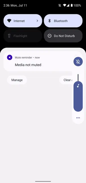 Screenshot 1 von Mute reminder