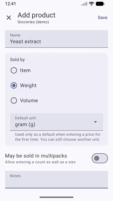 Screenshot 4 of My Price Log