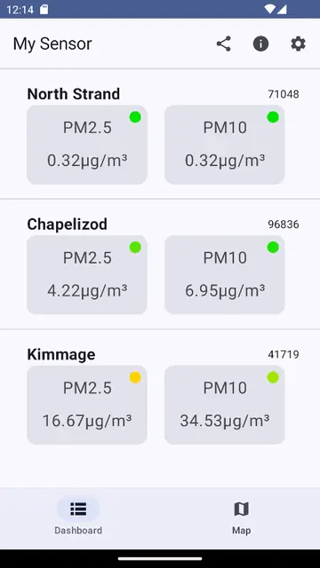 Screenshot 1 von My Sensor