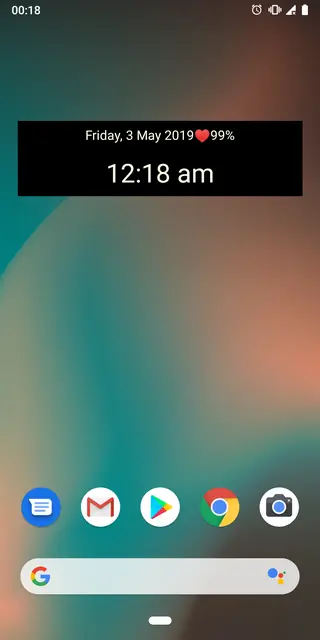 Screenshot 4 von Nanji clock widget