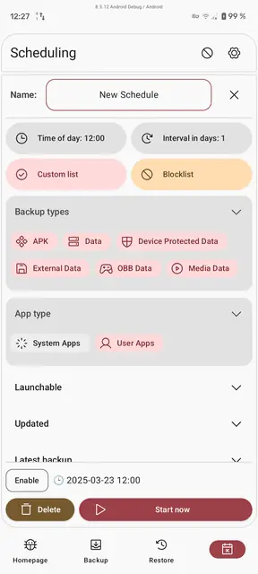Screenshot 4 von Neo Backup