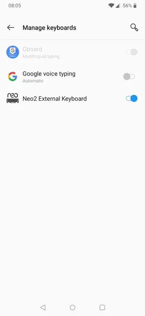 Screenshot 2 von Neo2 External Keyboard