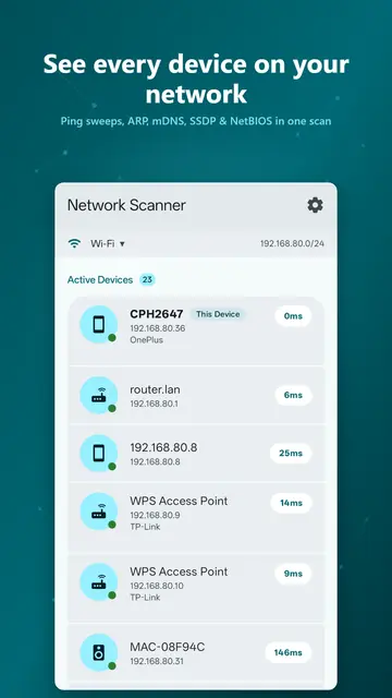 Screenshot 2 von Network Scanner - WiFi & IP