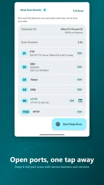 Screenshot 4 von Network Scanner - WiFi & IP
