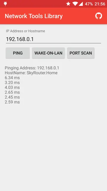 Screenshot 1 von Network Tools Library
