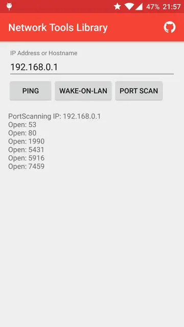 Screenshot 2 von Network Tools Library