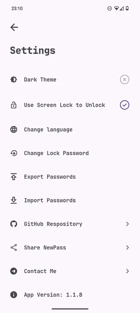 Screenshot 2 of NewPass