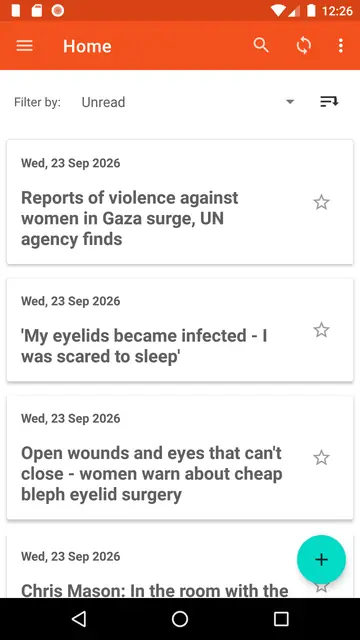 Screenshot 1 of News Provider