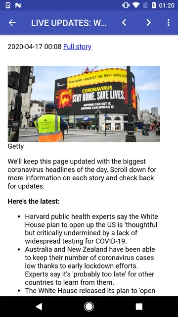 Screenshot 2 of News Reader