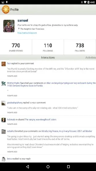 Screenshot 3 of NewsBlur - News reader