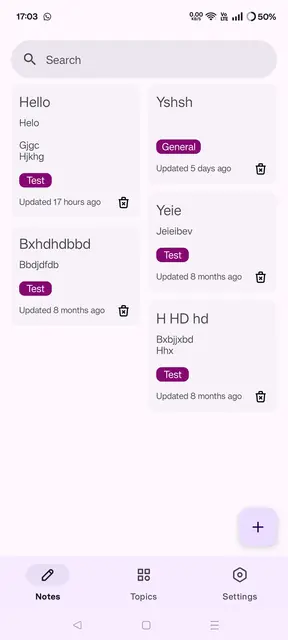 Screenshot 1 of Nex Notes
