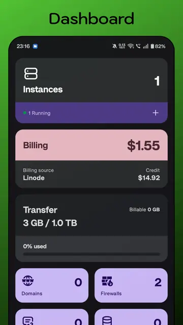 Screenshot 2 of NexNode for Linode Cloud