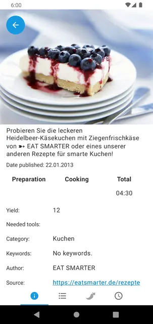 Screenshot 2 of Nextcloud Cookbook