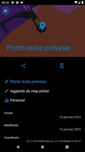 Screenshot 4 of Nextcloud Maps Geobookmarks