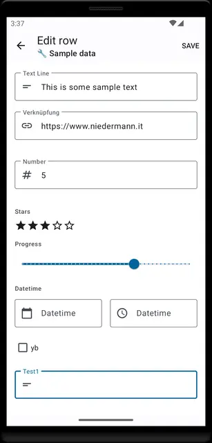Screenshot 3 von Nextcloud Tables