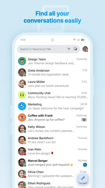 Screenshot 2 von Nextcloud Talk