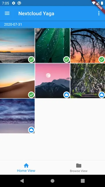 Screenshot 1 of Nextcloud Yaga