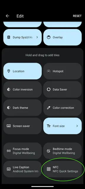 Screenshot 1 von NFC Quick Settings