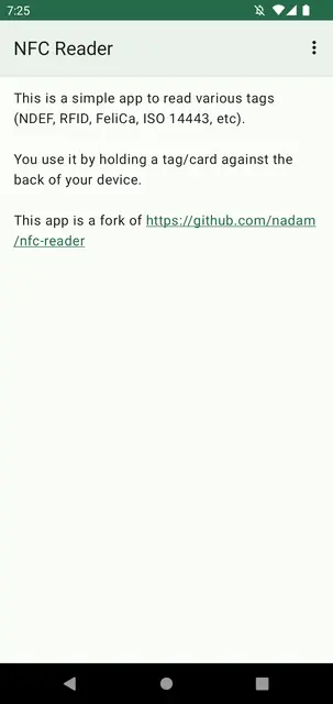 Screenshot 1 von NFC Reader