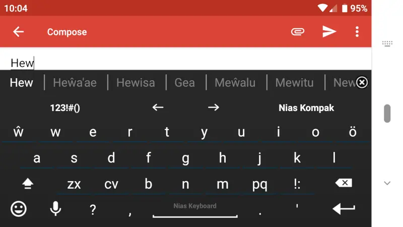 Screenshot 2 von Nias for AnySoftKeyboard